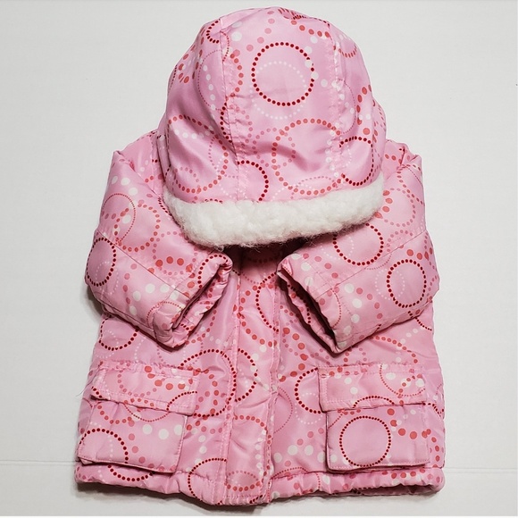 Kiks Girls Winter Hooded Jacket Size 12M - Picture 6 of 7